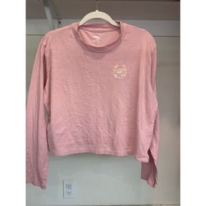Pink by Victoria's Secret Long Sleeve‎ T-Shirt Pink Size Large